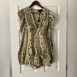 The Sang Light Olive Oil Romper